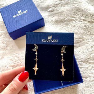 Swarovski Symbolic Earring Jackets // Never Worn // Sailor Moon Vibes
